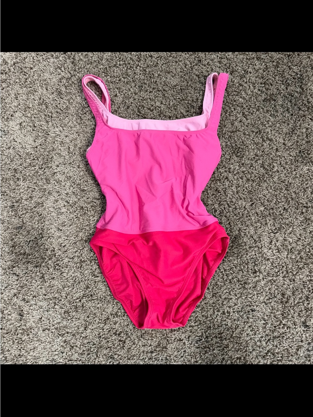 Adorable 3 Tone Pink Vintage Swimsuit
